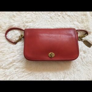 Red Vintage Coach Bag